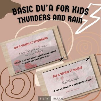 Preview of DU'A FOR RAIN AND THUNDER DIGITAL DOWNLOAD