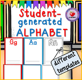 DUAL/BILINGUAL ALPHABET TEMPLATE for student generated alphabets