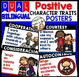 DUAL/BILINGUAL Character Traits Posters