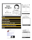 DUKE ELLINGTON: Flip Book - Research Project