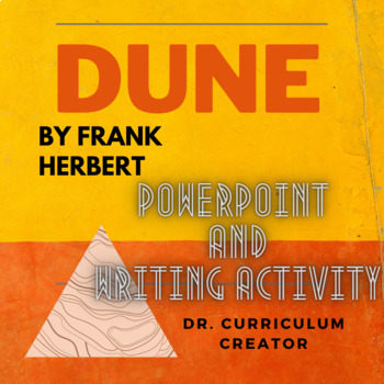 Preview of DUNE by Frank Herbert PowerPoint Presentation and Activity- English/Reading/SCI