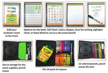 DVD Case Crayon Box Storage Detective Theme by Mrs Magee