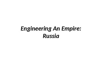 Preview of DVD Discussion Questions PP  - Engineering An Empire - Russia