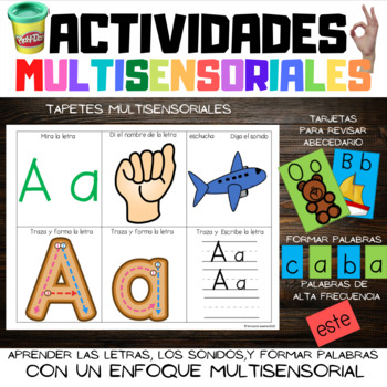Preview of DYSLEXIA INTERVENTION MULTISENSORY PHONEMIC AWARENESS STRATEGIES IN SPANISH