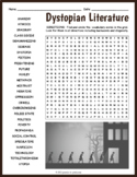 DYSTOPIAN LITERATURE Dystopia Word Search Puzzle Worksheet