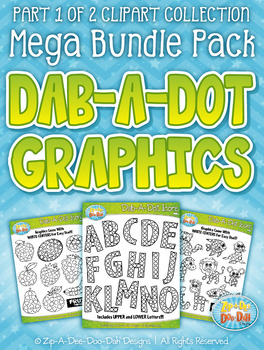 Preview of Dab-A-Dot Markers Clipart Mega Bundle Part 1 {Zip-A-Dee-Doo-Dah Designs}