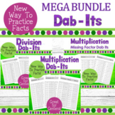 Dab Its Bundle/Multiplication Fact Fluency/Division Fact Fluency