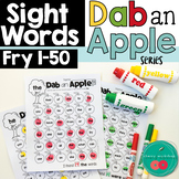Sight Words Worksheets for Kindergarten Dab It