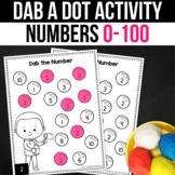 Dab it Number 0-100 Math Centers for Preschool Kindergarte
