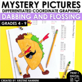 Dabbing & Flossing Coordinate Graph Mystery Pictures Early Finishers Activities