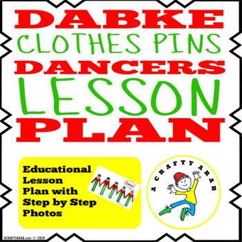 Preview of Dabke Dancers Clothes Pins {Lesson Plan}