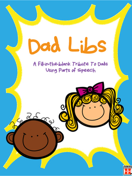 Preview of Father's Day Fun:  Dad Libs and Parts of Speech Review