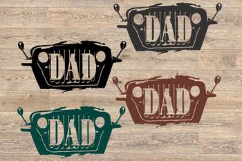 Download Dad Jeep Svg Fathers Day Svg Silhouette Svg Army Military 90sv By Hamhamart