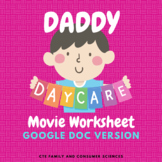 Daddy Daycare Movie Worksheet (Child Development, Child Gu