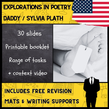 Preview of Daddy, Sylvia Plath (30 page lesson + booklet)