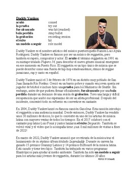 Preview of Daddy Yankee Biografía: Biography on Reggaeton Artist