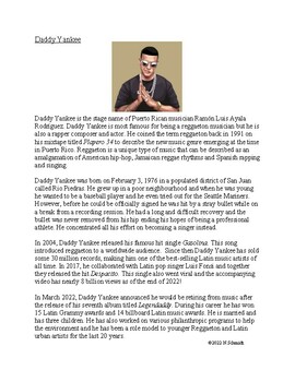 Preview of Daddy Yankee Biography on Reggaeton Artist (English Version)