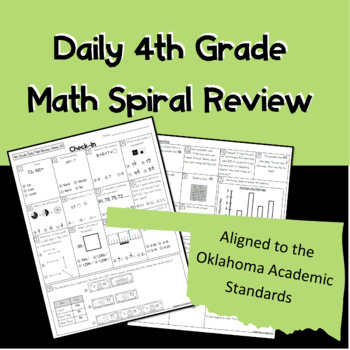 Preview of Daily 4th Grade SPIRAL Review OAS Aligned