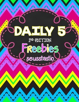 Preview of Daily 5-2nd Edition FREEBIES