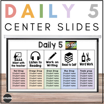 Preview of Daily 5 |  Center Rotations  | Literacy Centers | Guided Reading Groups