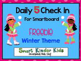 Daily 5 Check In Freebie Smartboard - Winter Theme