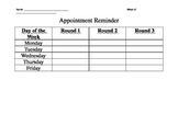 Daily 5 Choice Appointment Reminder