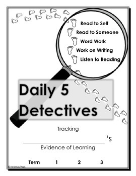 Preview of Daily 5 Detectives-Tracking Evidence of Learning