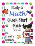 Daily 5 MATH Quick Start Guide