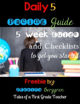 Preview of Daily 5 Pacing Guide {Freebie}