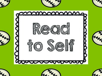 Daily 5 Posters Baseball Theme--FREE! by Teacher's Dugout | TpT