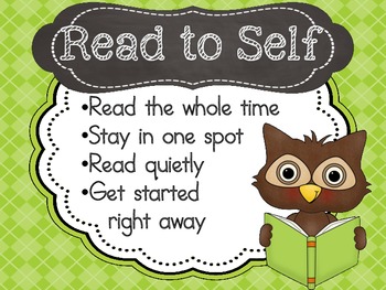 Daily 5 Posters Owl Theme By Nicole Jenkins First Grade Owls 