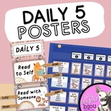 Daily 5 Posters & Labels Set EDITABLE