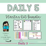 Daily 5 Starter Kit Bundle | Editable | Google Sheets