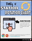 Daily 5 Station Rotation Chart with Timer [Editable]