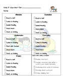 Daily 5 Student Checklist
