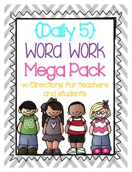 Preview of Daily 5 Word Work Mega Pack