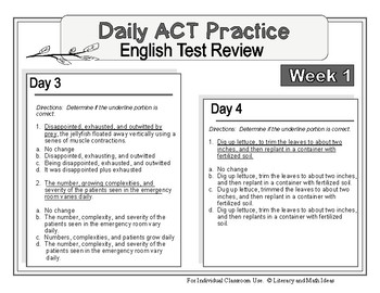 act english practice test pdf