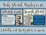 Daily AND Specials Schedule Display Cards- BUNDLE!