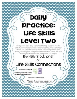 Preview of Daily Academic Practice: Life Skills (Level 2)