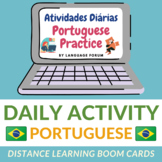 Daily Activities Portuguese BOOM Cards™ Daily Routines