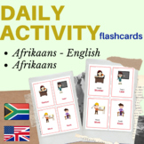Daily Activity Afrikaans flashcards verbs