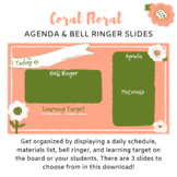 Daily Agenda & Bell Ringer Google Slides