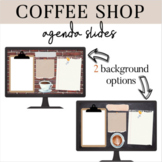 Daily Agenda Coffee Shop Theme (Google Slides) 