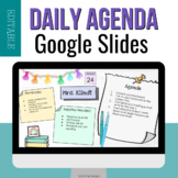 Daily Agenda Editable Google Slides Templates, Assignment Slides 