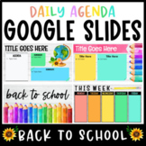 Daily Agenda Google Slides - Back to School Templates