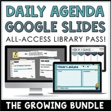 Daily Agenda Google Slides - Digital Templates ALL-ACCESS BUNDLE