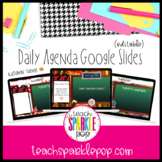 Daily Agenda Google Slides - FALL THEMED