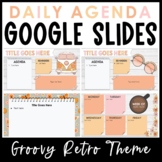 Daily Agenda Google Slides - Groovy Retro Themed Templates