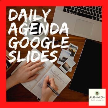 Preview of Daily Agenda Google Slides Templates #3 - Word of the Day