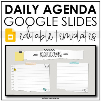 Stylish Daily Agenda Template In Google Docs